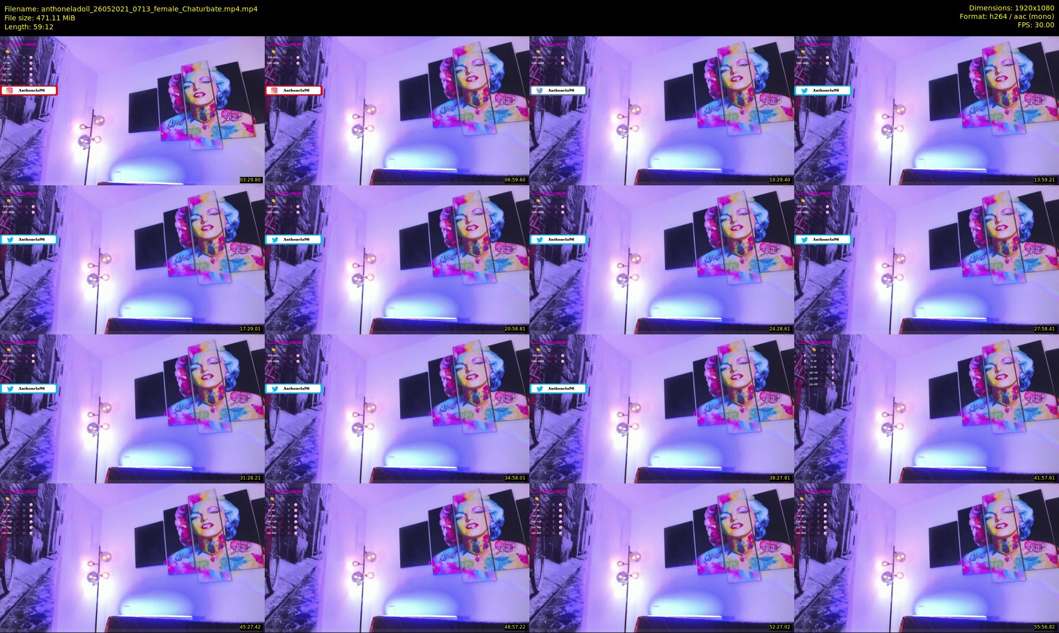 anthoneladoll — 60 minute Chaturbate female cam show recording, 1080p, May 26, 2021