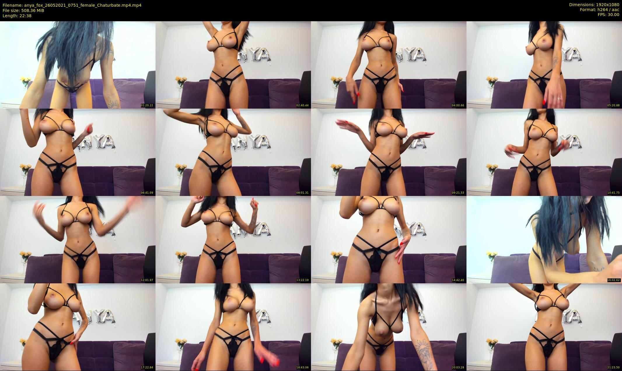 anya_fox — 23 minute Chaturbate female cam show recording, 1080p, May 26, 2021