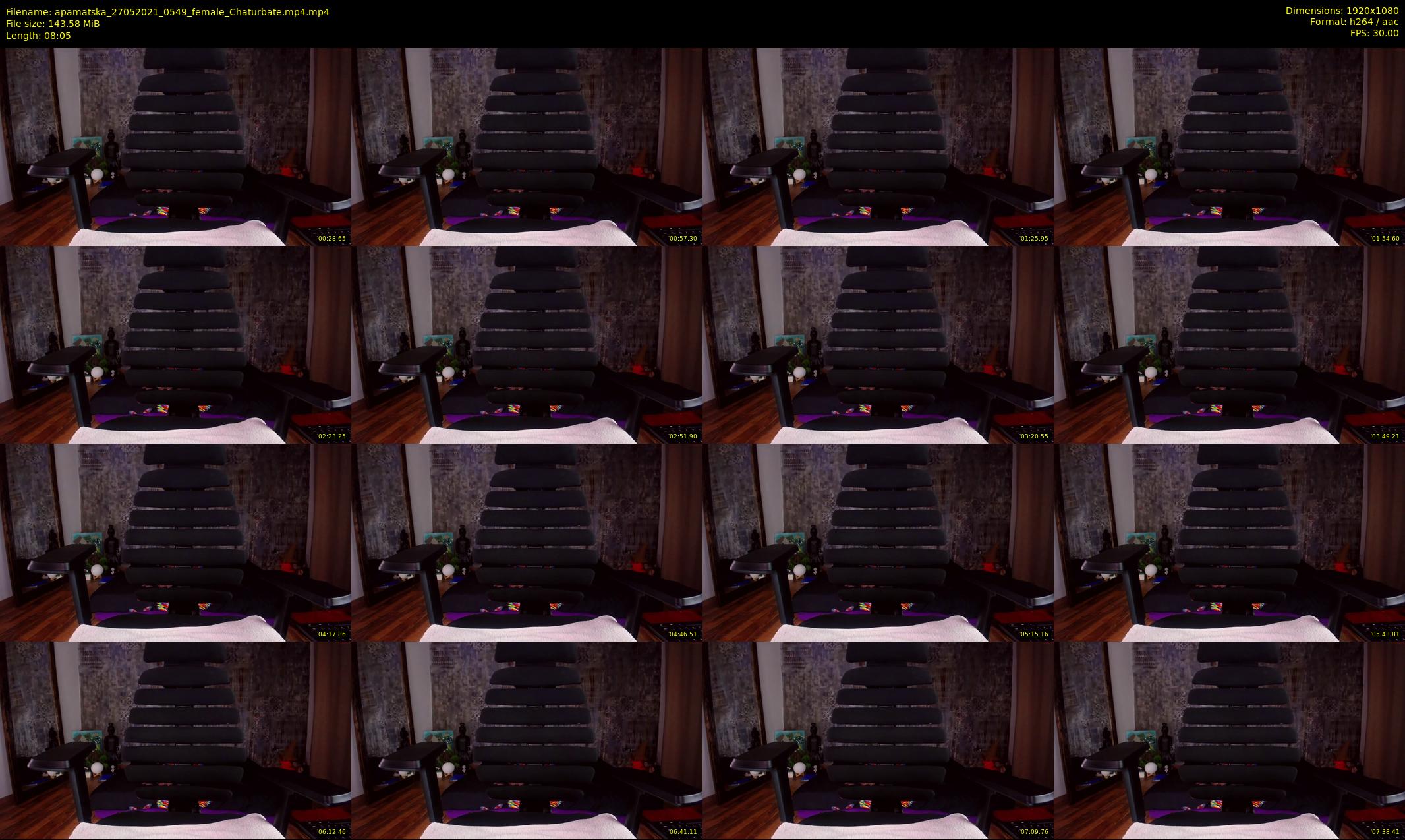 apamatska — 9 minute Chaturbate female cam show recording, 1080p, May 27, 2021