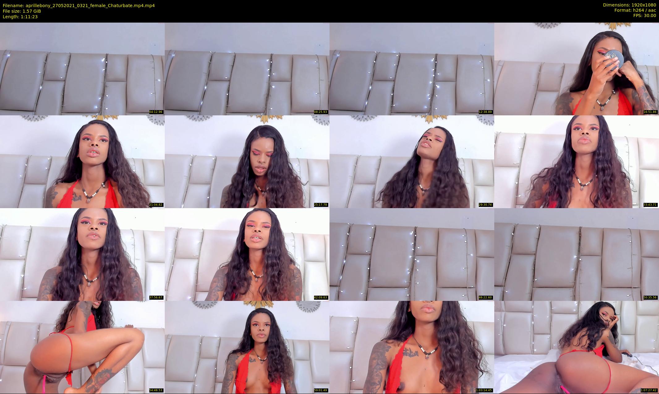 aprillebony — 72 minute Chaturbate female cam show recording, 1080p, May 27, 2021