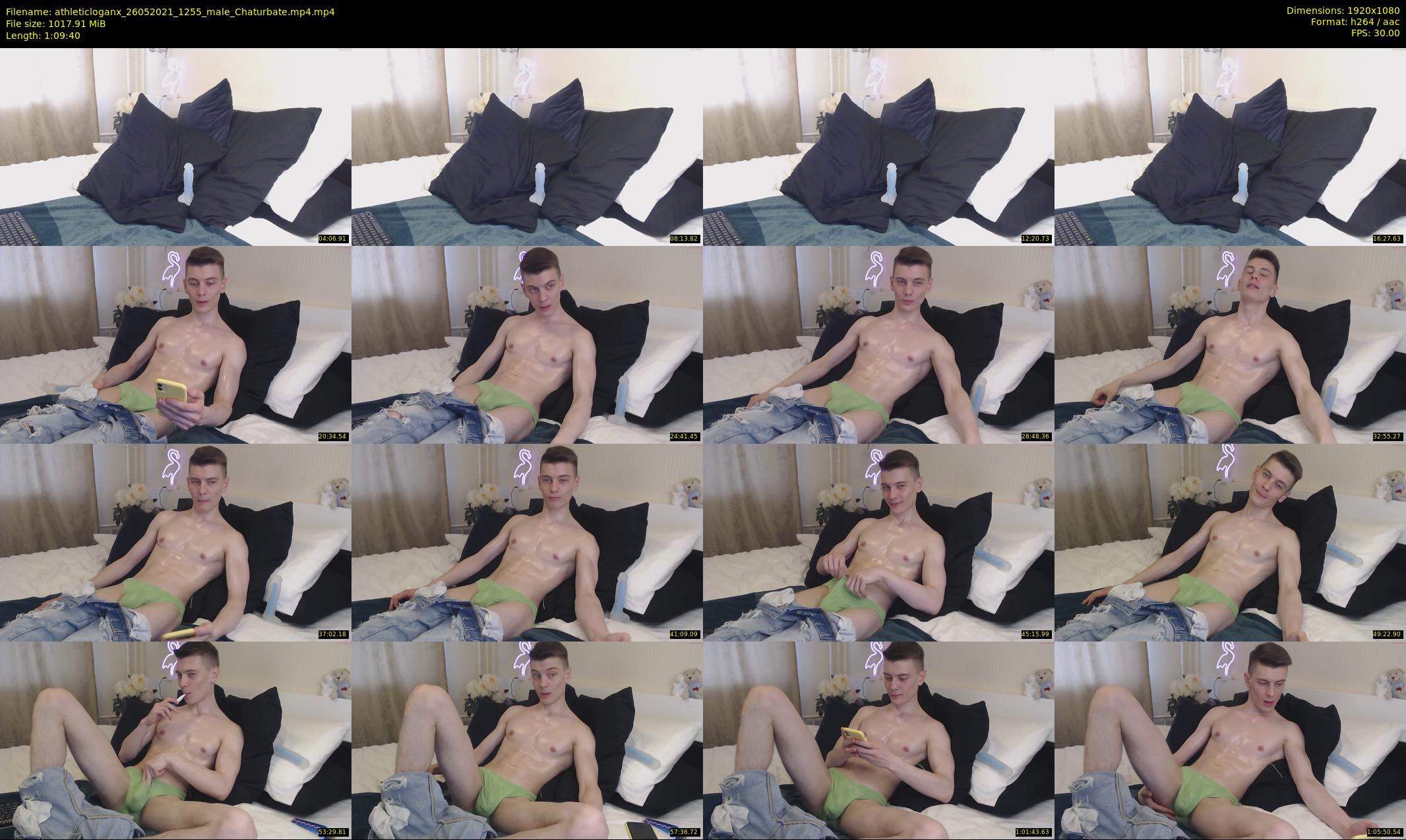 athleticloganx — 70 minute Chaturbate male cam show recording, 1080p, May 26, 2021