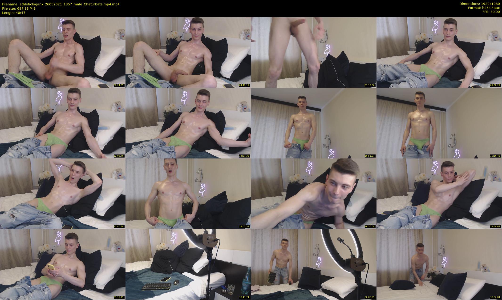 athleticloganx — 41 minute Chaturbate male cam show recording, 1080p, May 26, 2021