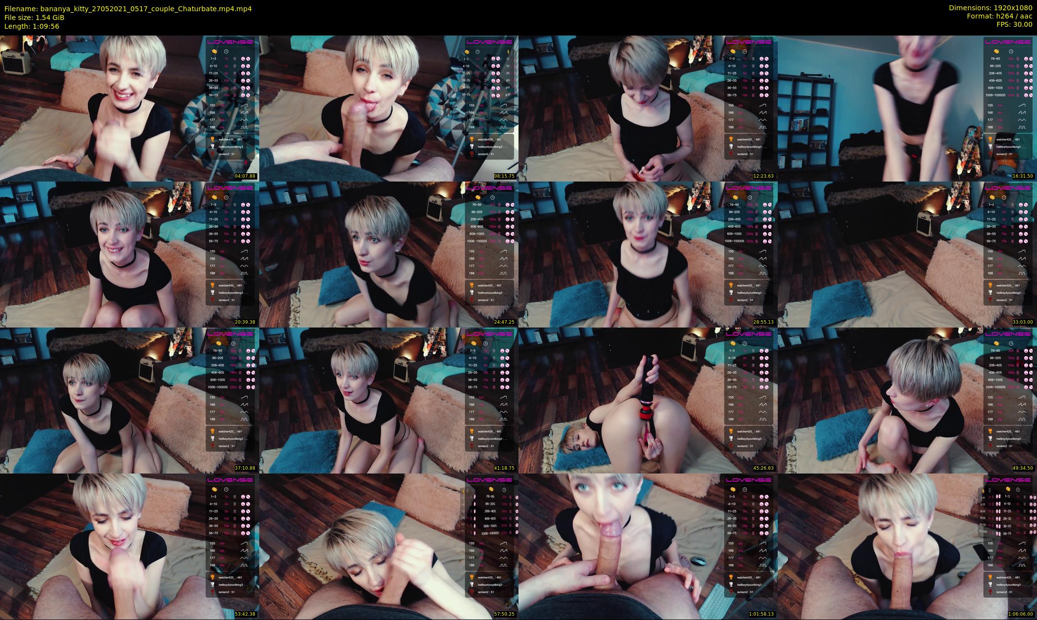 bananya_kitty — 70 minute Chaturbate couple cam show recording, 1080p, May 27, 2021