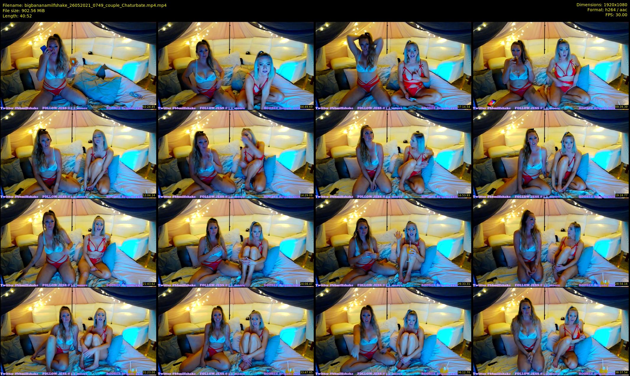 bigbananamilfshake — 41 minute Chaturbate couple cam show recording, 1080p, May 26, 2021
