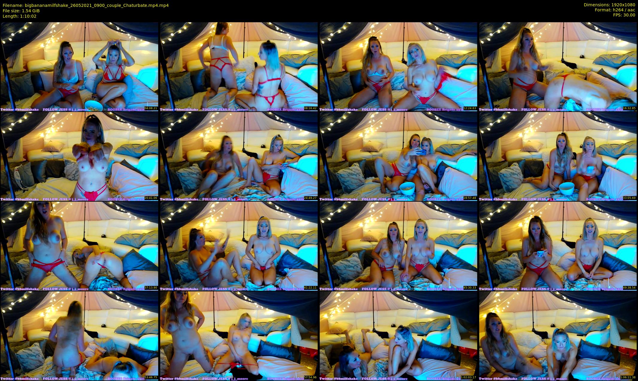 bigbananamilfshake — 71 minute Chaturbate couple cam show recording, 1080p, May 26, 2021