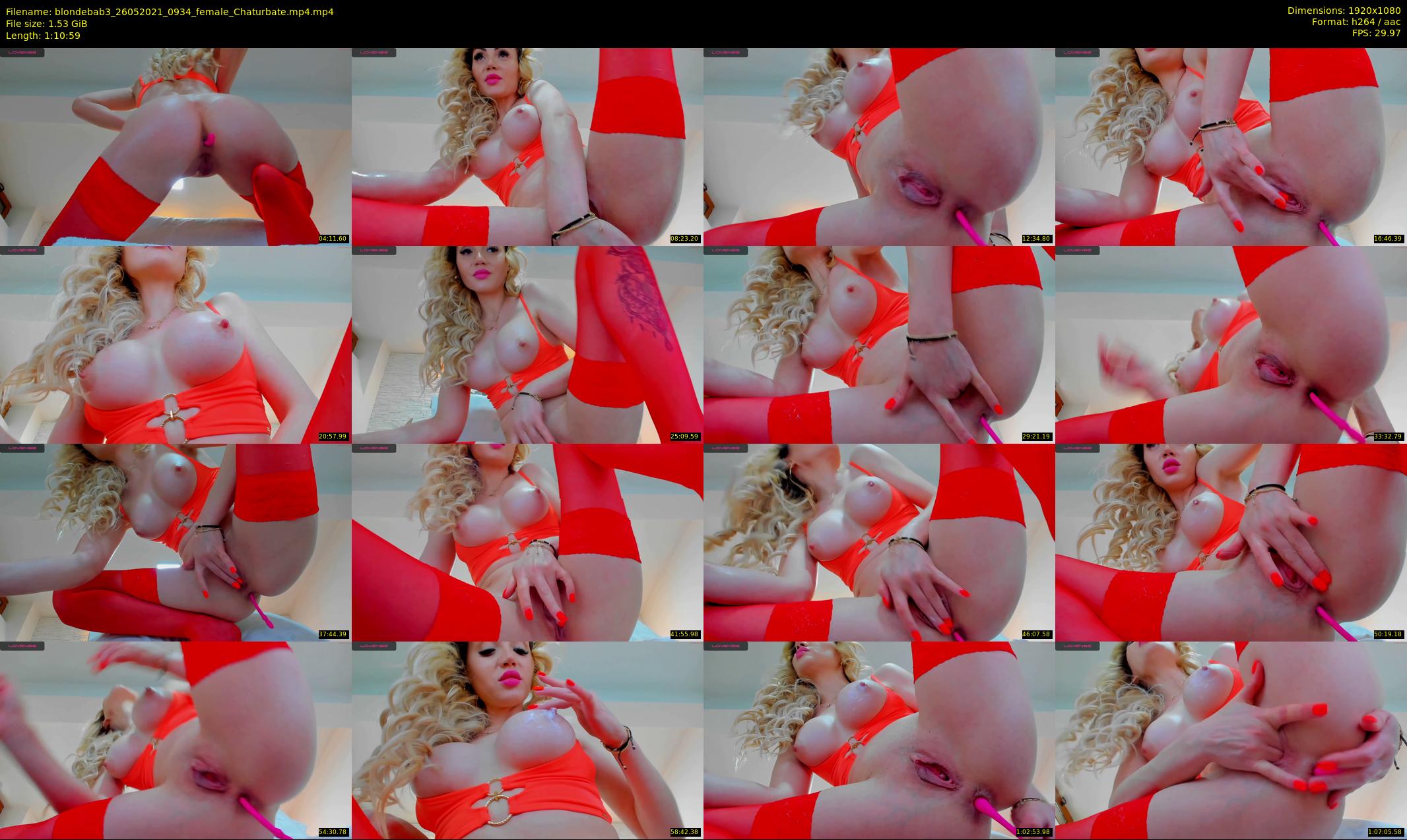 blondebab3 — 71 minute Chaturbate female cam show recording, 1080p, May 26, 2021