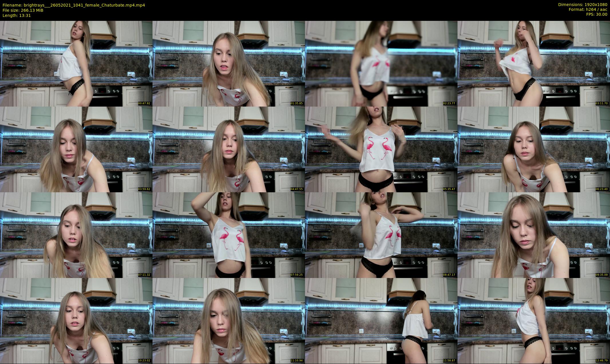 brightrays__ — 14 minute Chaturbate female cam show recording, 1080p, May 26, 2021