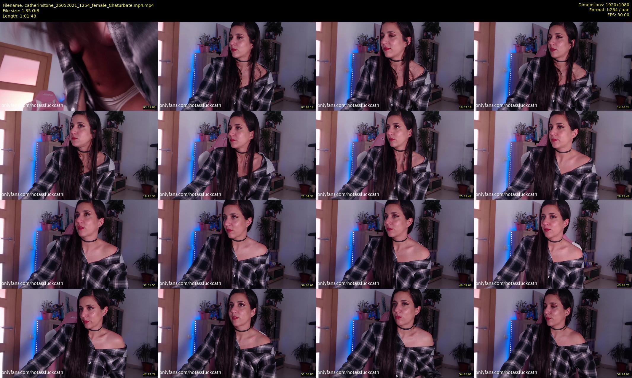 catherinstone — 62 minute Chaturbate female cam show recording, 1080p, May 26, 2021
