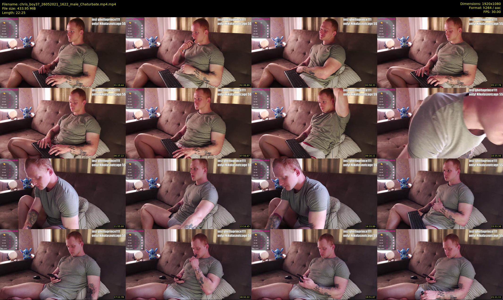 chris_boy37 — 23 minute Chaturbate male cam show recording, 1080p, May 26, 2021