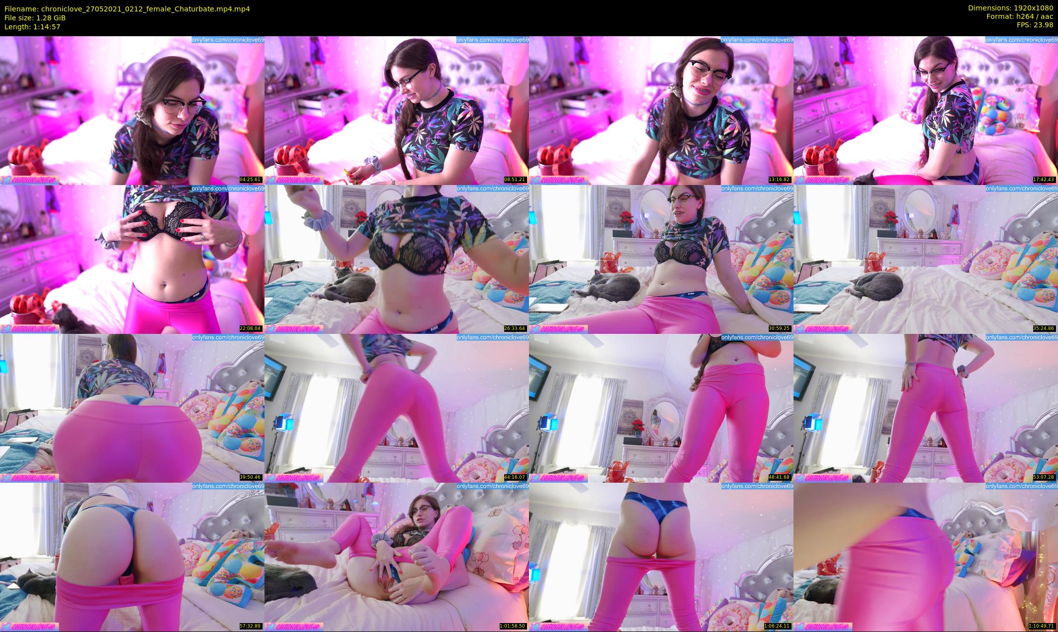 chroniclove — 75 minute Chaturbate female cam show recording, 1080p, May 27, 2021