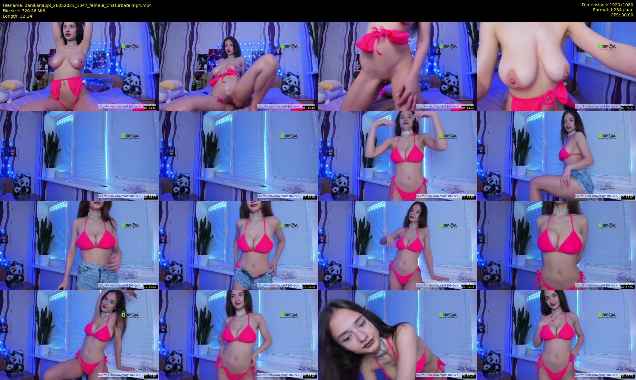 danikanappi — 33 minute Chaturbate female cam show recording, 1080p, May 26, 2021