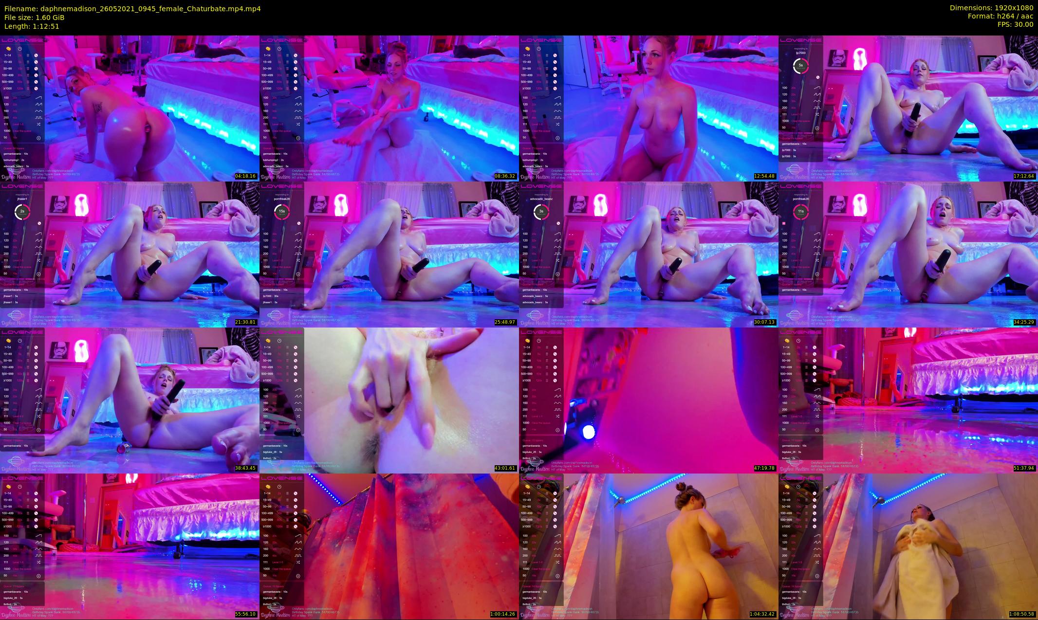 daphnemadison — 73 minute Chaturbate couple cam show recording, 1080p, May 26, 2021