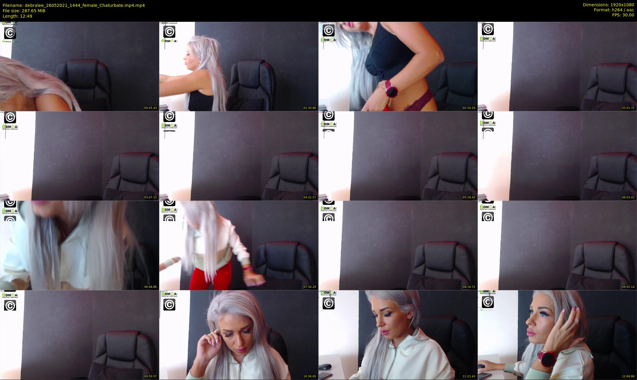 debralee — 13 minute Chaturbate female cam show recording, 1080p, May 26, 2021