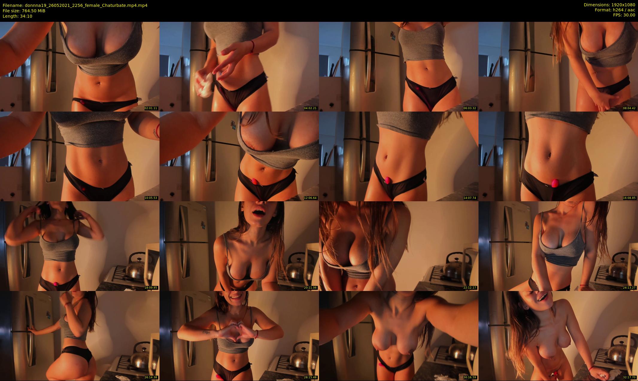 donnna19 — 35 minute Chaturbate female cam show recording, 1080p, May 26, 2021
