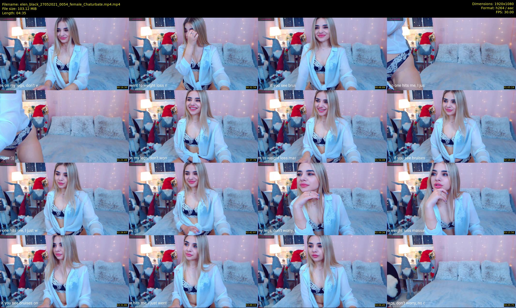 elen_black — 5 minute Chaturbate female cam show recording, 1080p, May 27, 2021