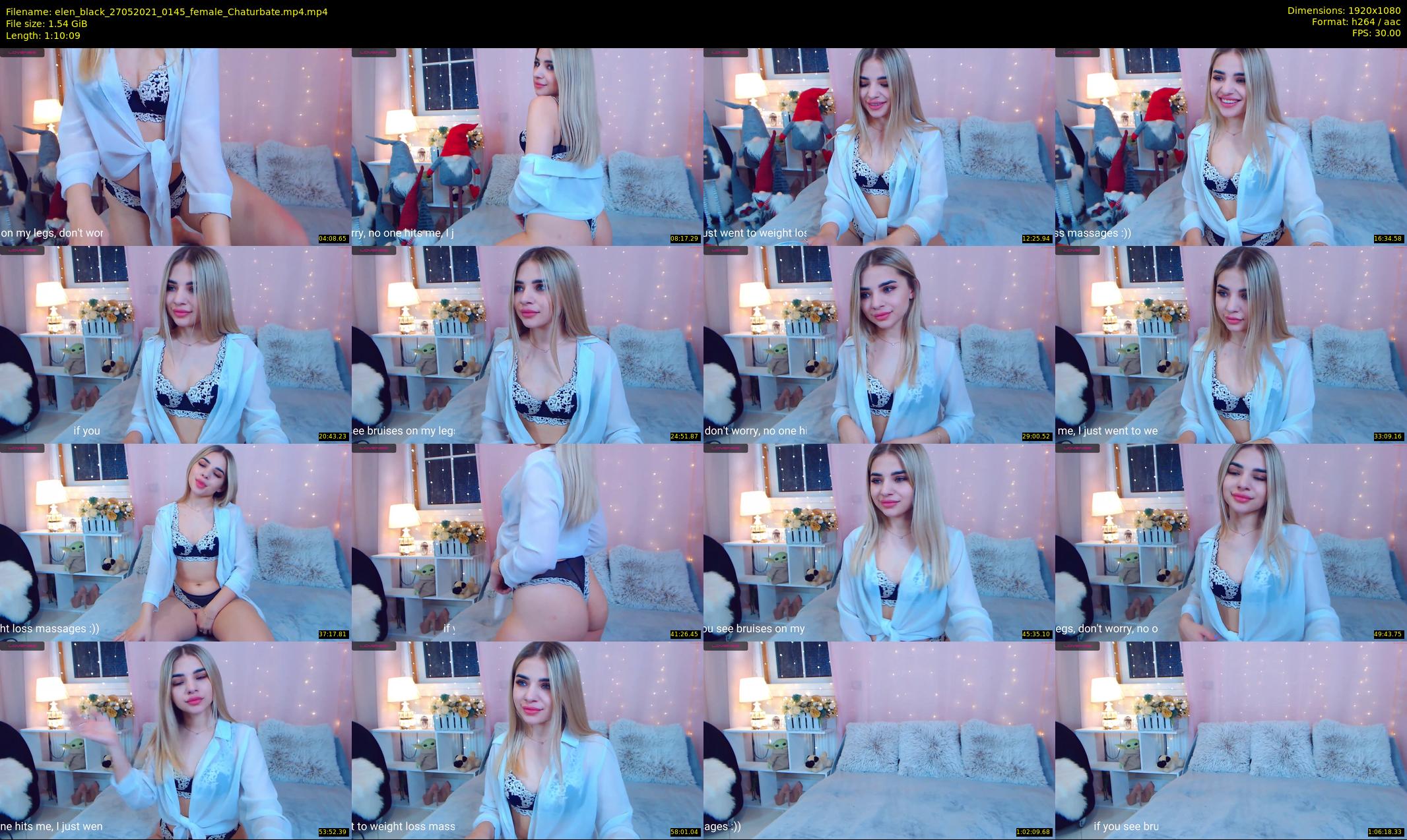 elen_black — 71 minute Chaturbate female cam show recording, 1080p, May 27, 2021