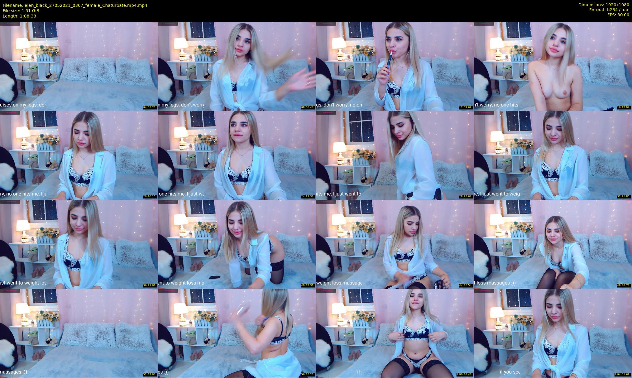 elen_black — 69 minute Chaturbate female cam show recording, 1080p, May 27, 2021