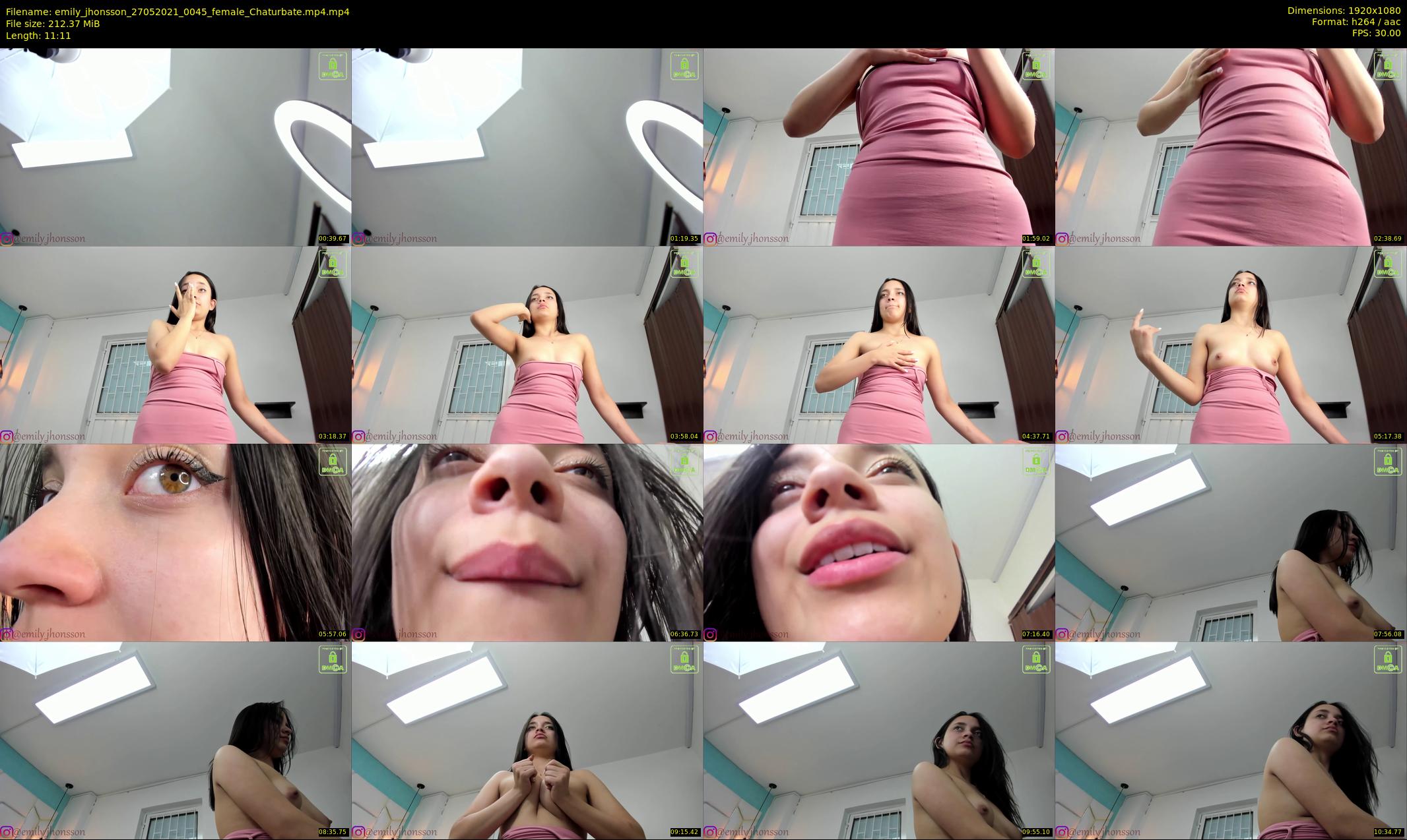 emily_jhonsson — 12 minute Chaturbate female cam show recording, 1080p, May 27, 2021