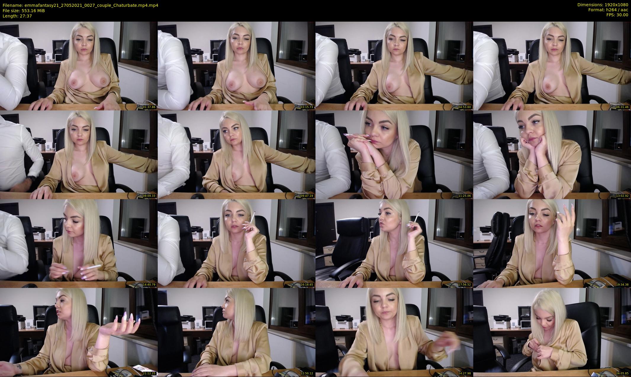 emmafantasy21 — 28 minute Chaturbate couple cam show recording, 1080p, May 27, 2021