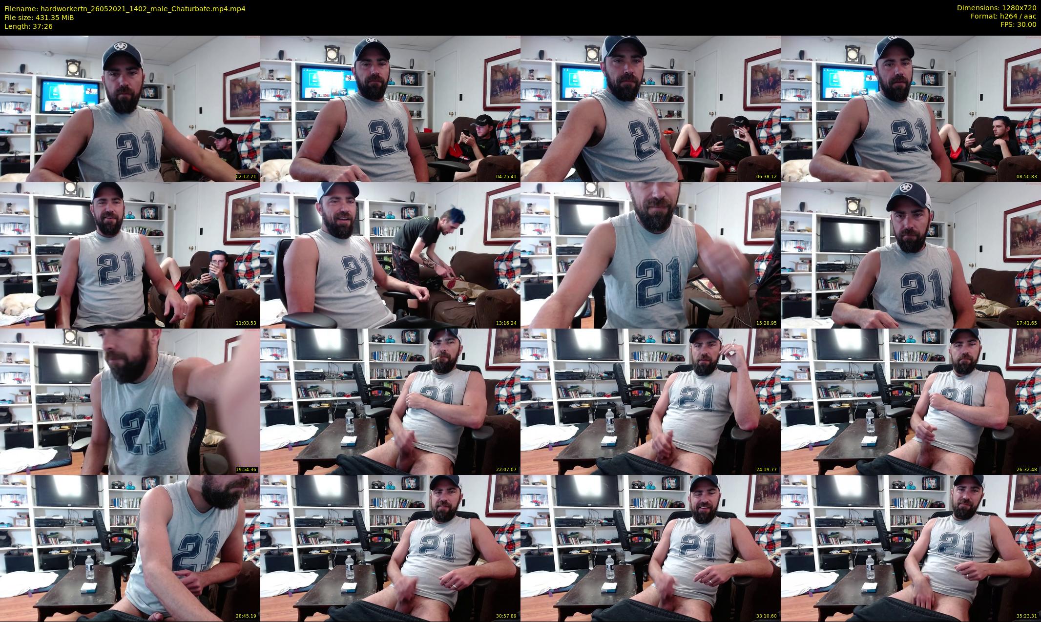 hardworkertn — 38 minute Chaturbate male cam show recording, 720p, May 26, 2021