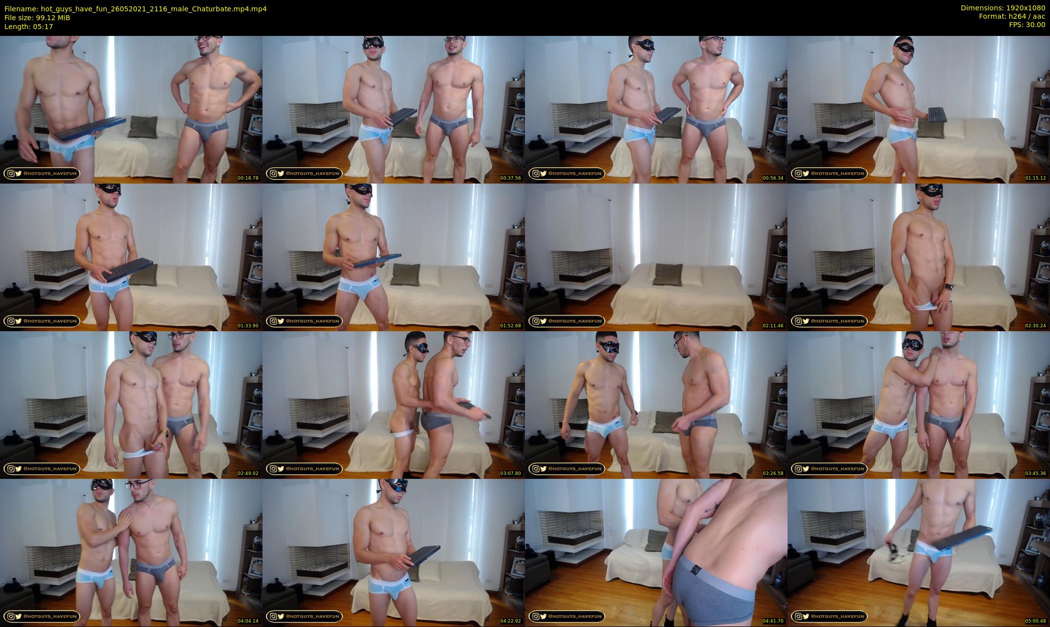 hot_guys_have_fun — 6 minute Chaturbate male cam show recording, 1080p, May 26, 2021