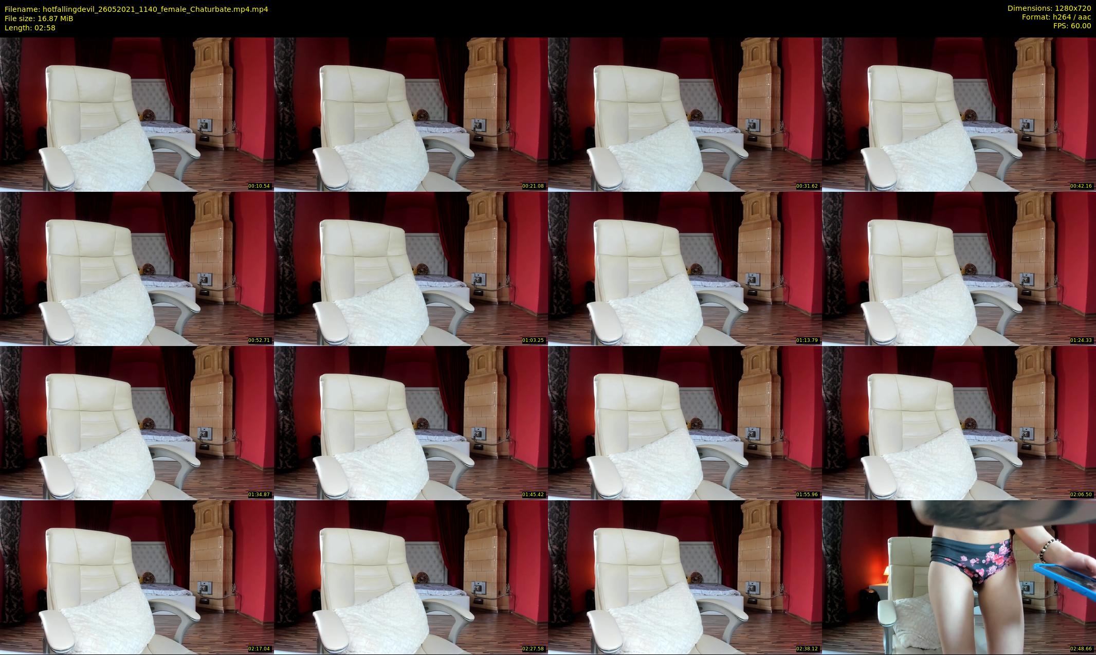 hotfallingdevil — 3 minute Chaturbate female cam show recording, 720p, May 26, 2021
