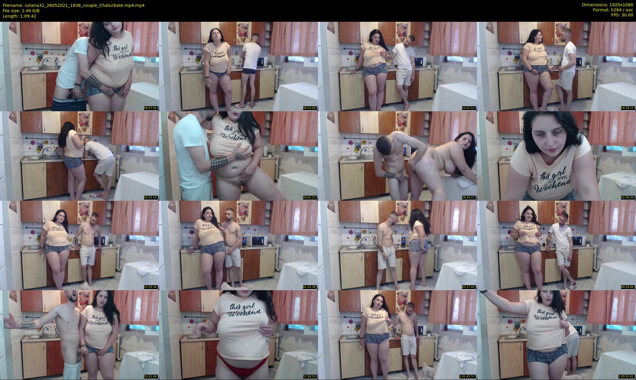 iuliana32 — 70 minute Chaturbate couple cam show recording, 1080p, May 26, 2021