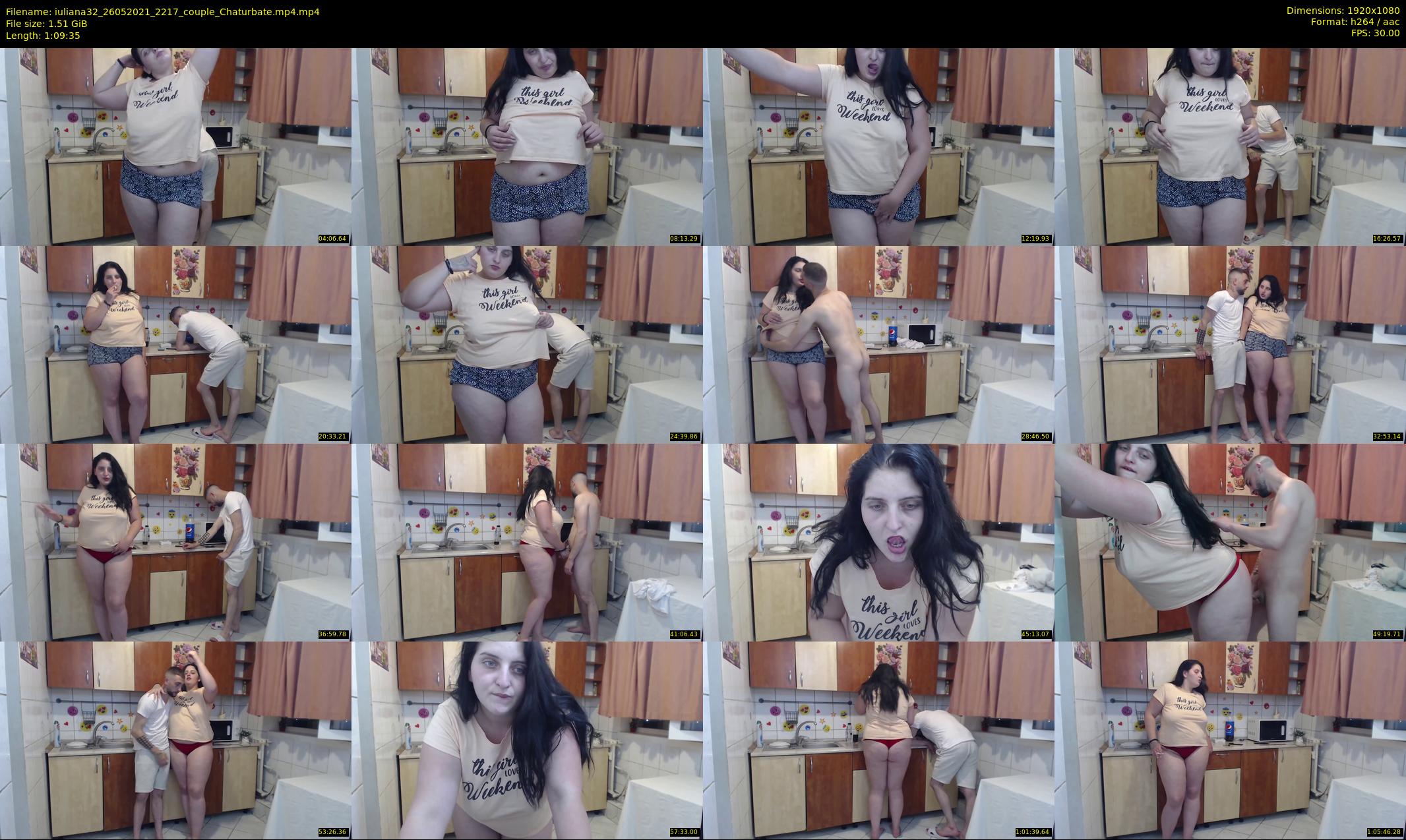 iuliana32 — 70 minute Chaturbate couple cam show recording, 1080p, May 26, 2021
