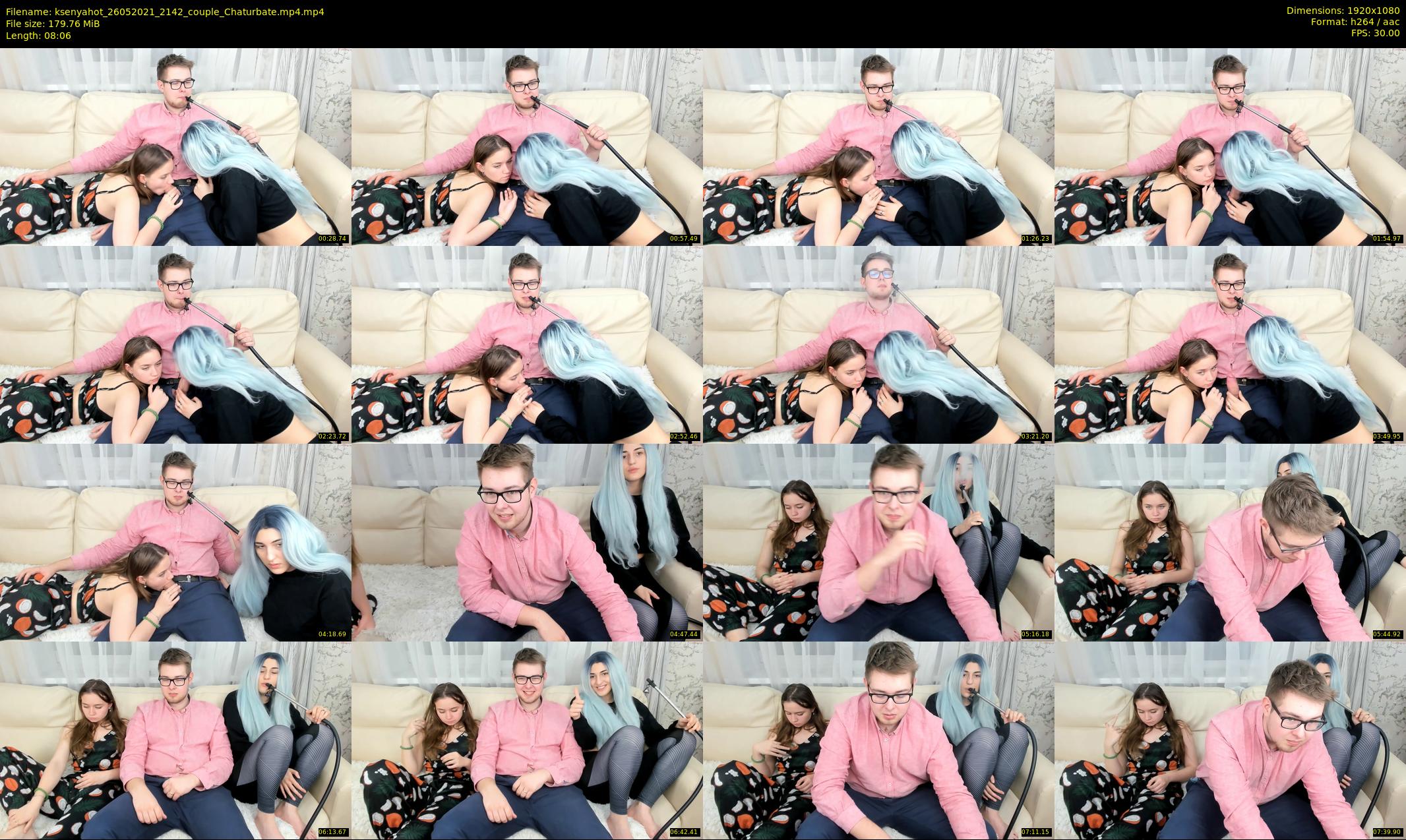 ksenyahot — 9 minute Chaturbate couple cam show recording, 1080p, May 26, 2021