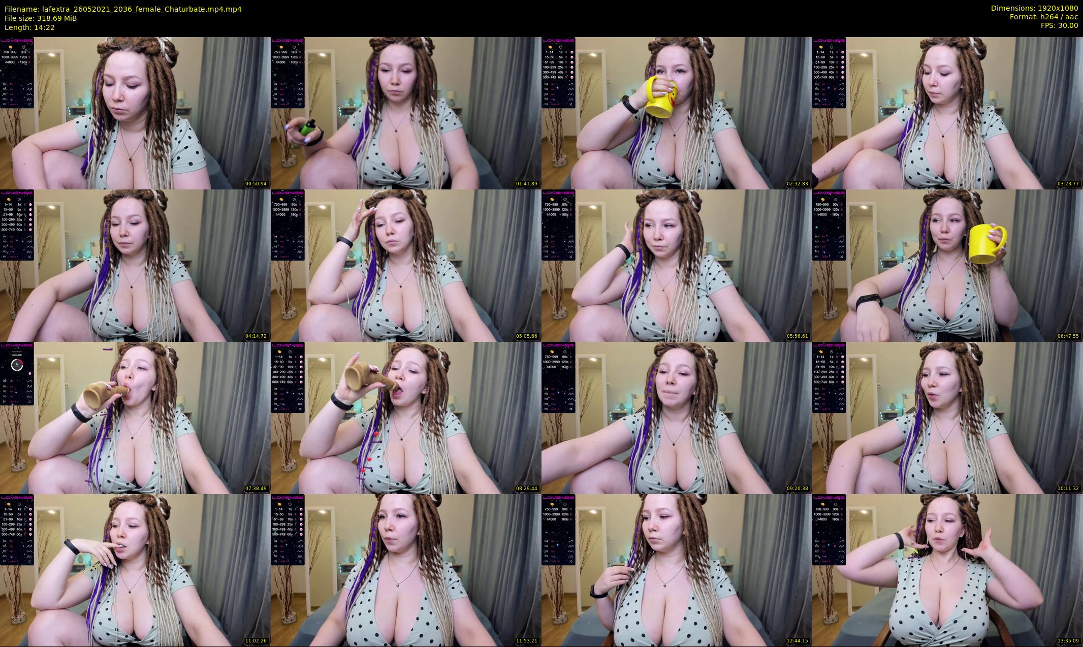lafextra — 15 minute Chaturbate female cam show recording, 1080p, May 26, 2021