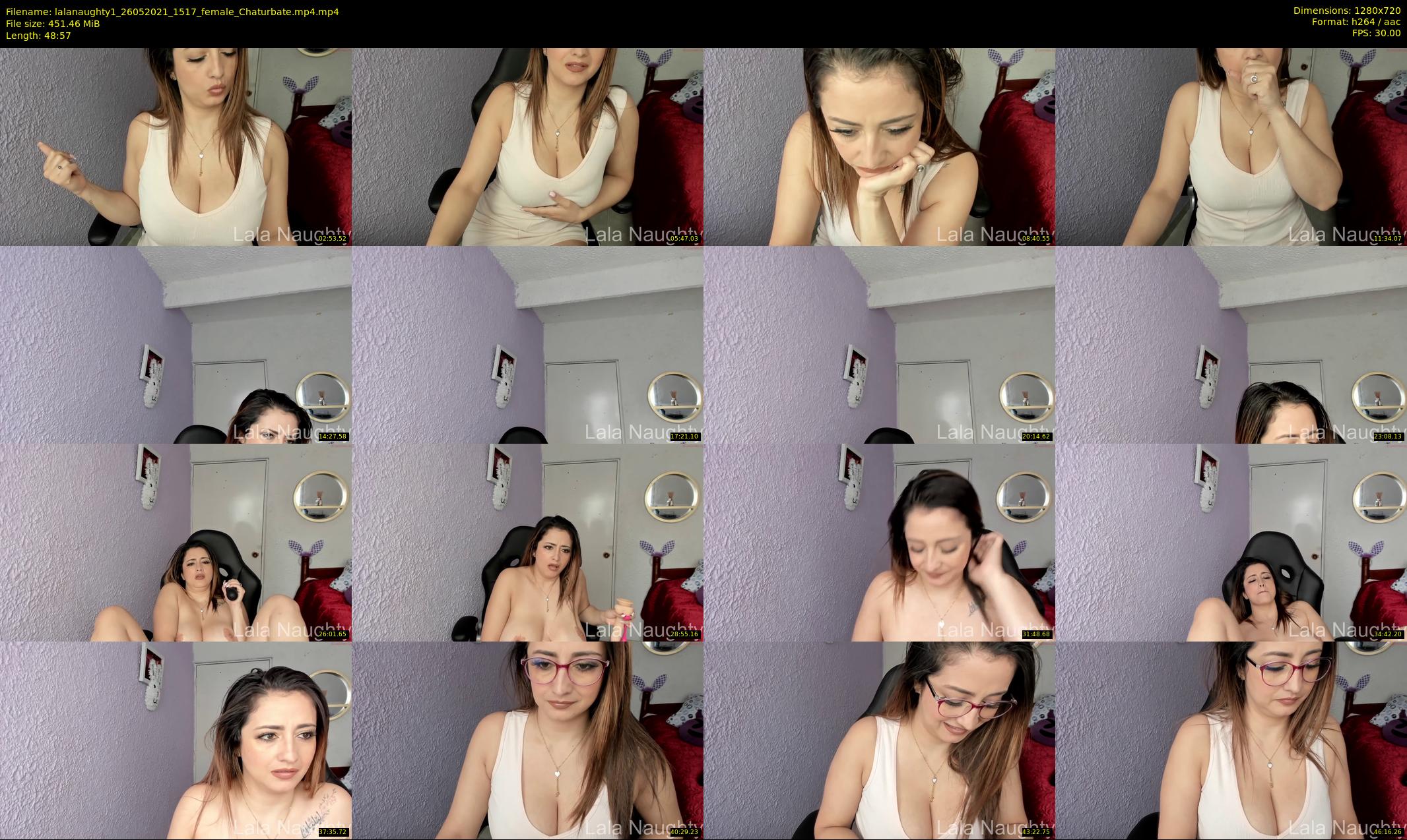 lalanaughty1 — 49 minute Chaturbate female cam show recording, 720p, May 26, 2021