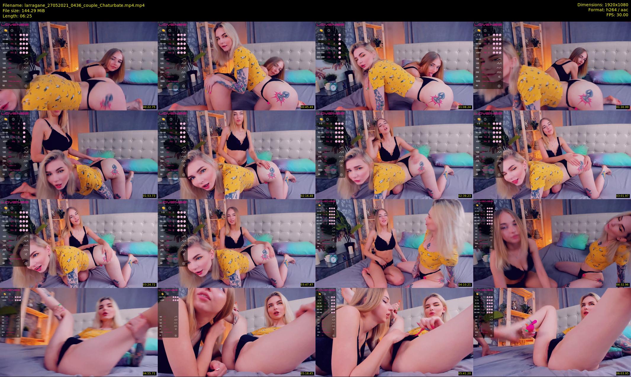 larragane — 7 minute Chaturbate couple cam show recording, 1080p, May 27, 2021