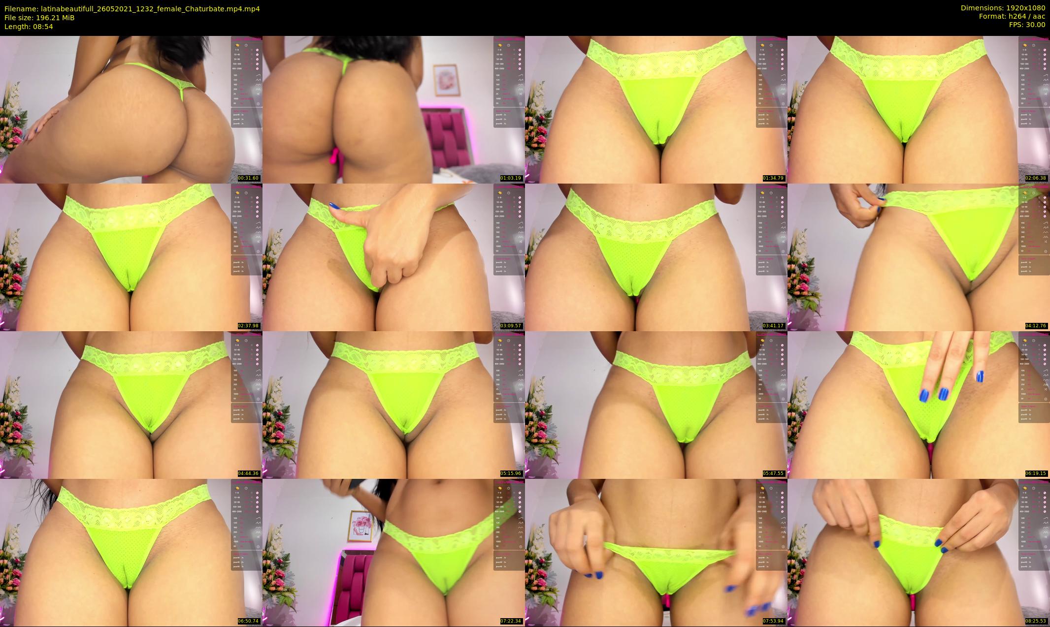 latinabeautifull — 9 minute Chaturbate female cam show recording, 1080p, May 26, 2021