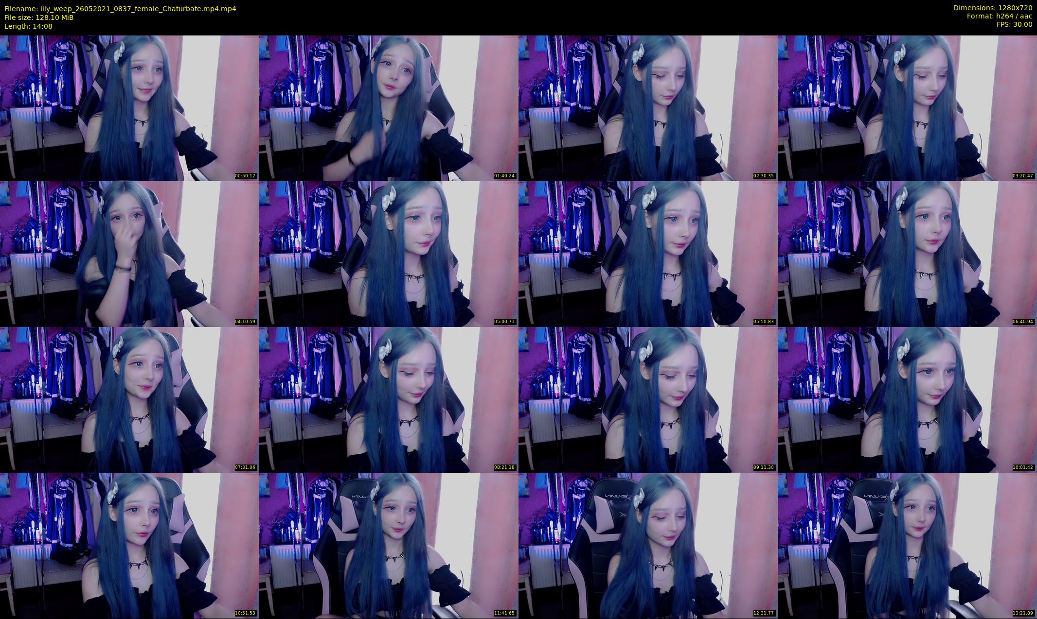 lily_weep — 15 minute Chaturbate female cam show recording, 720p, May 26, 2021