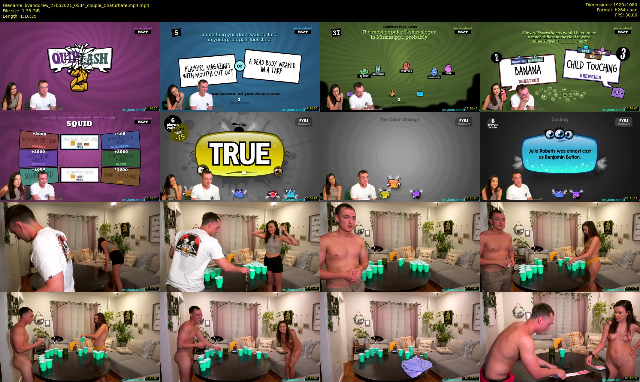 livanddrew — 71 minute Chaturbate couple cam show recording, 1080p, May 27, 2021