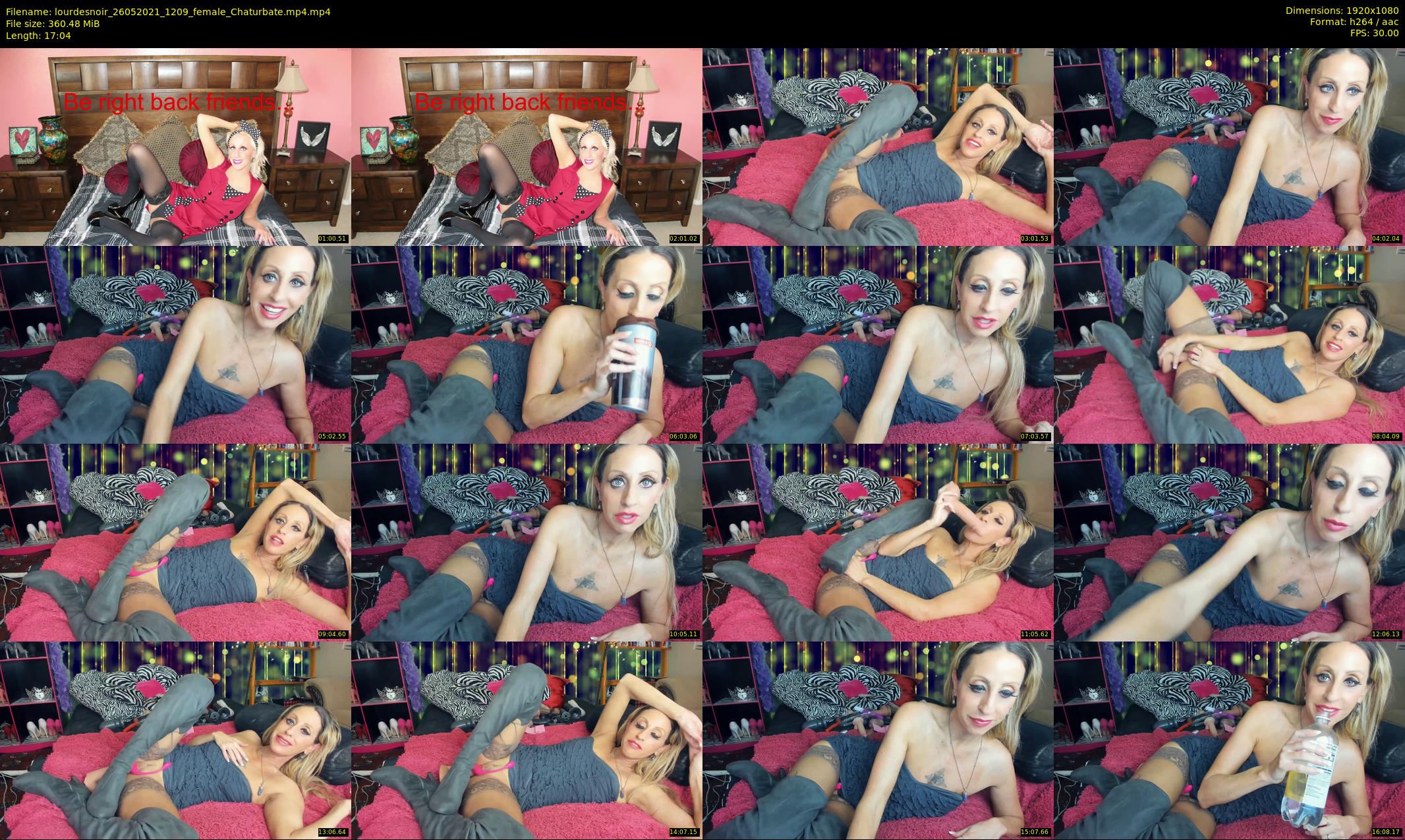 lourdesnoir — 18 minute Chaturbate female cam show recording, 1080p, May 26, 2021