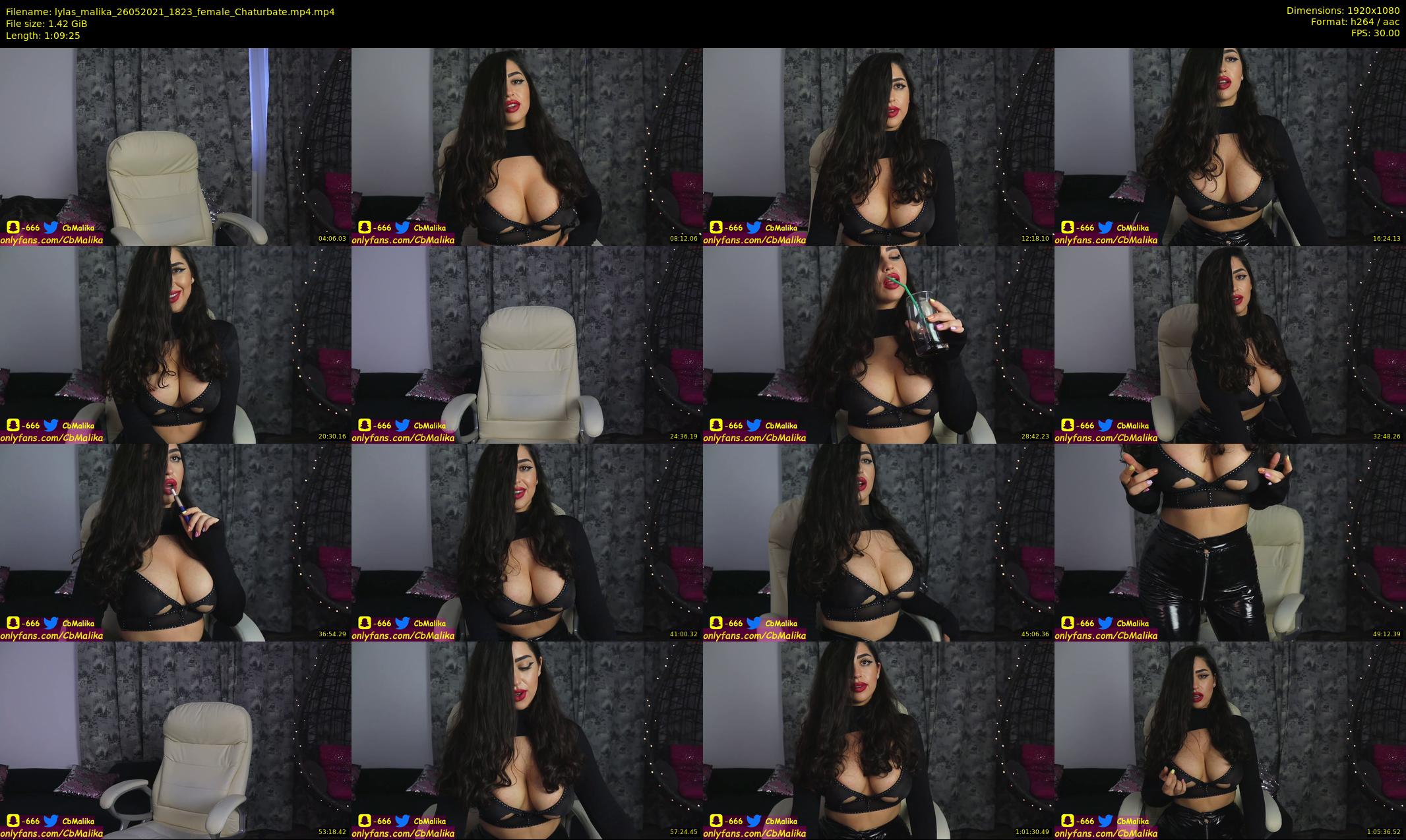 lylas_malika — 70 minute Chaturbate female cam show recording, 1080p, May 26, 2021