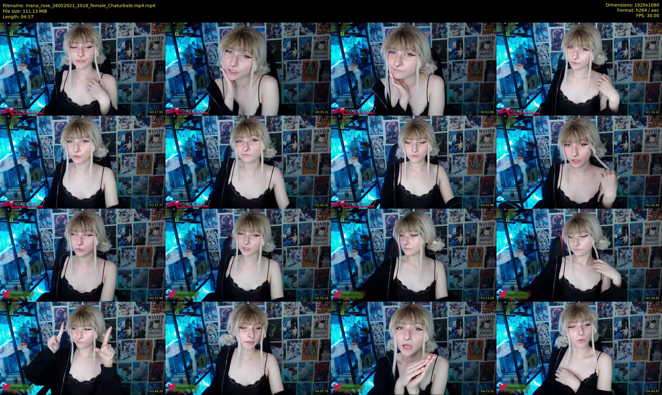 mana_rose — 5 minute Chaturbate female cam show recording, 1080p, May 26, 2021