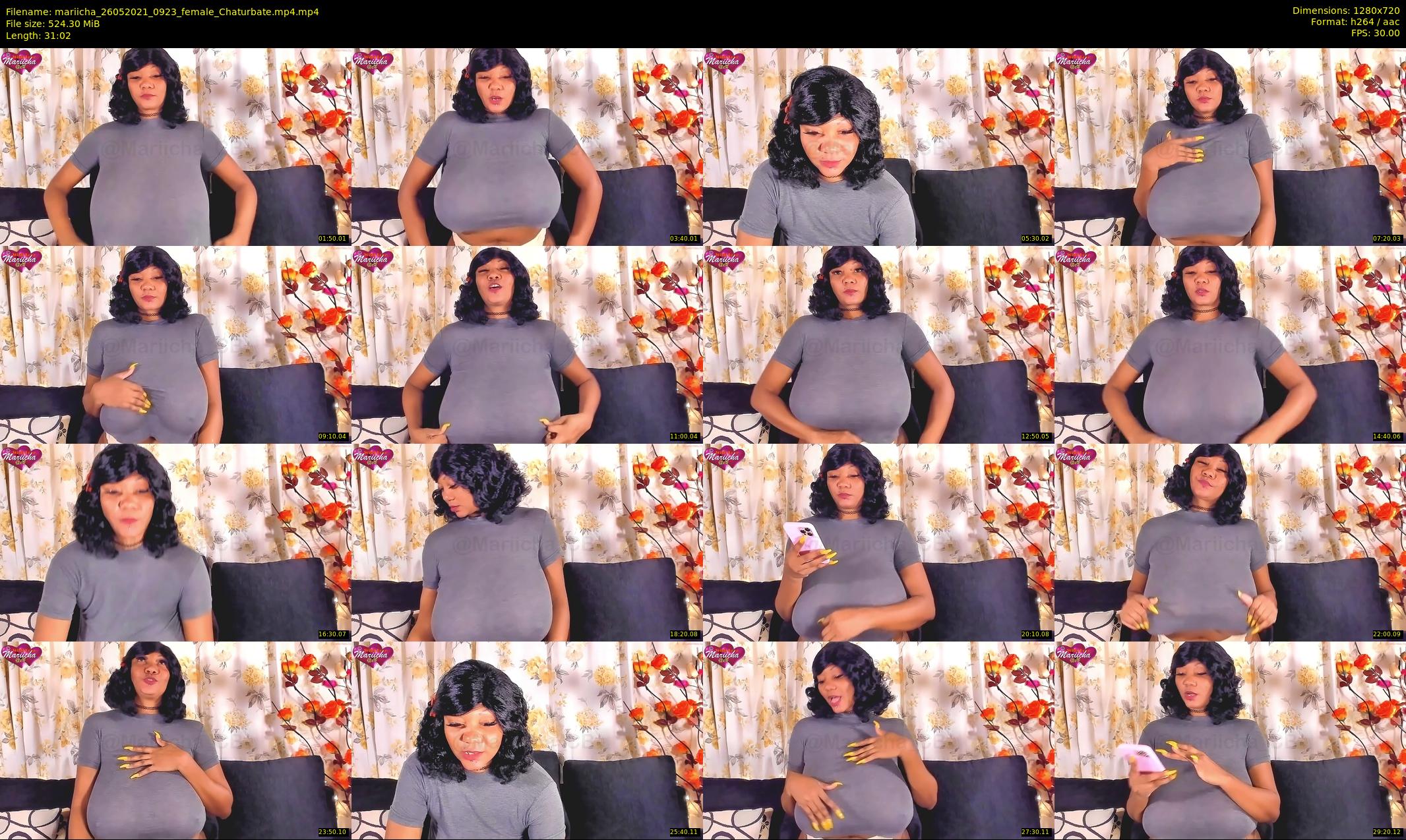 mariicha — 32 minute Chaturbate female cam show recording, 720p, May 26, 2021