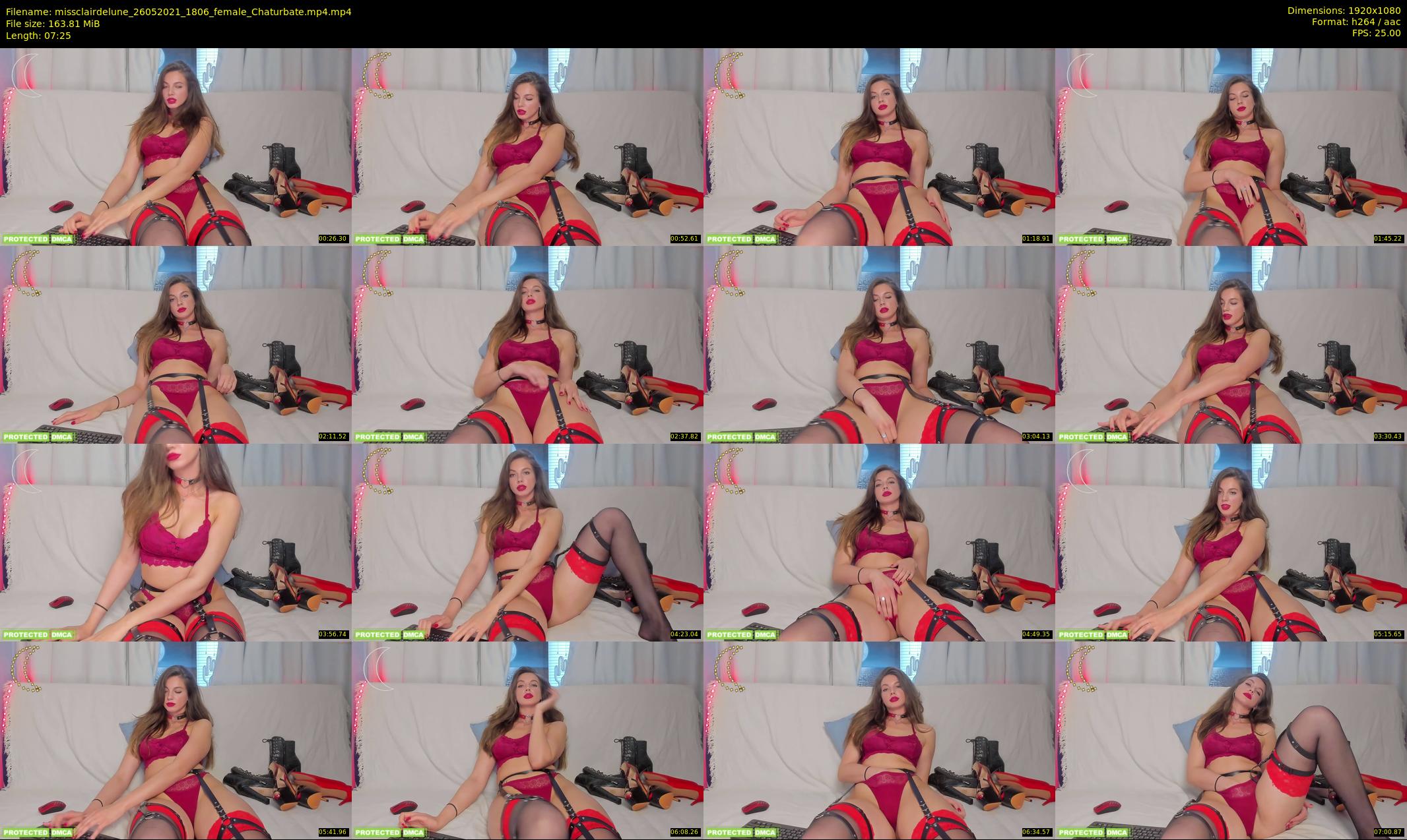 missclairdelune — 8 minute Chaturbate female cam show recording, 1080p, May 26, 2021