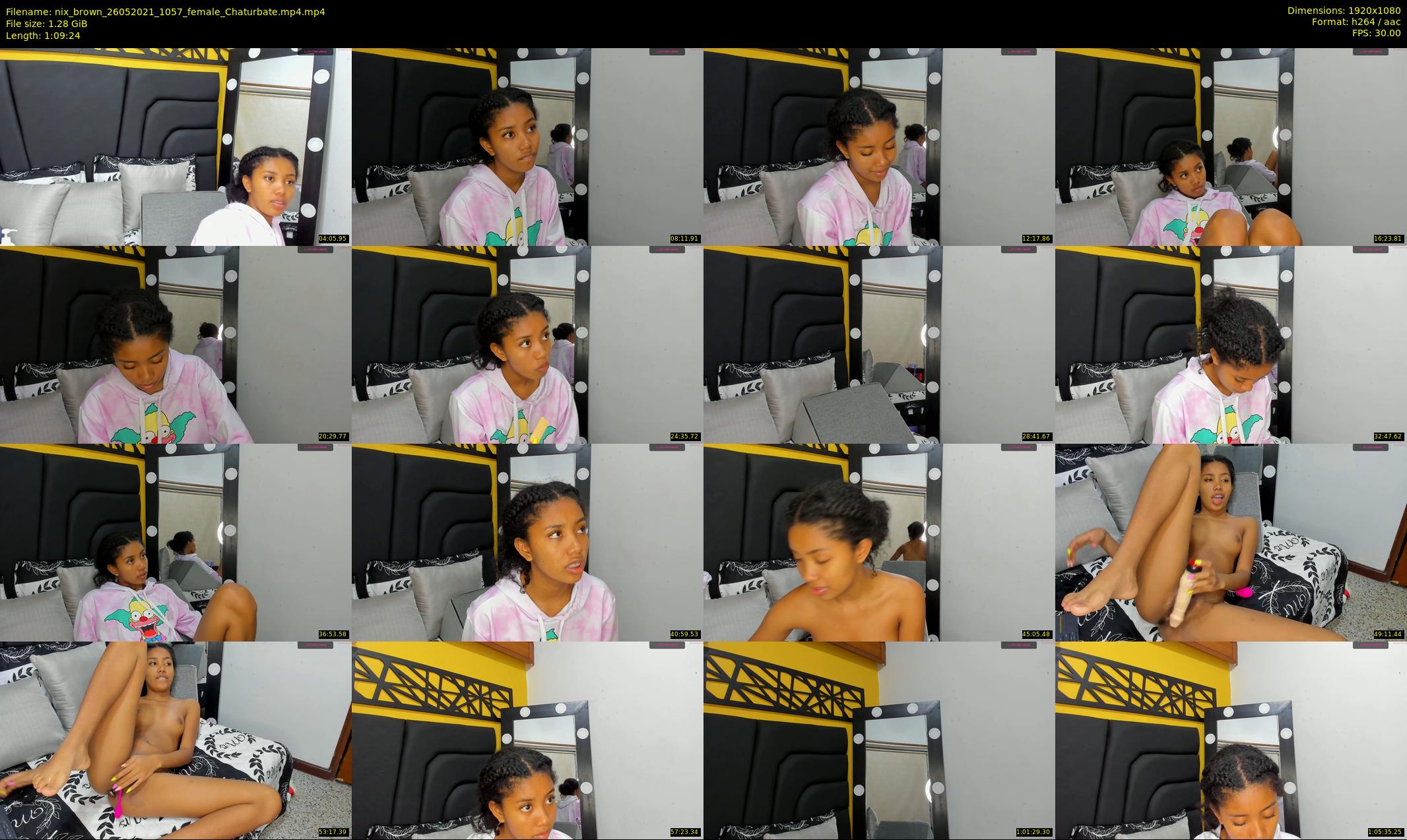 nix_brown — 70 minute Chaturbate female cam show recording, 1080p, May 26, 2021