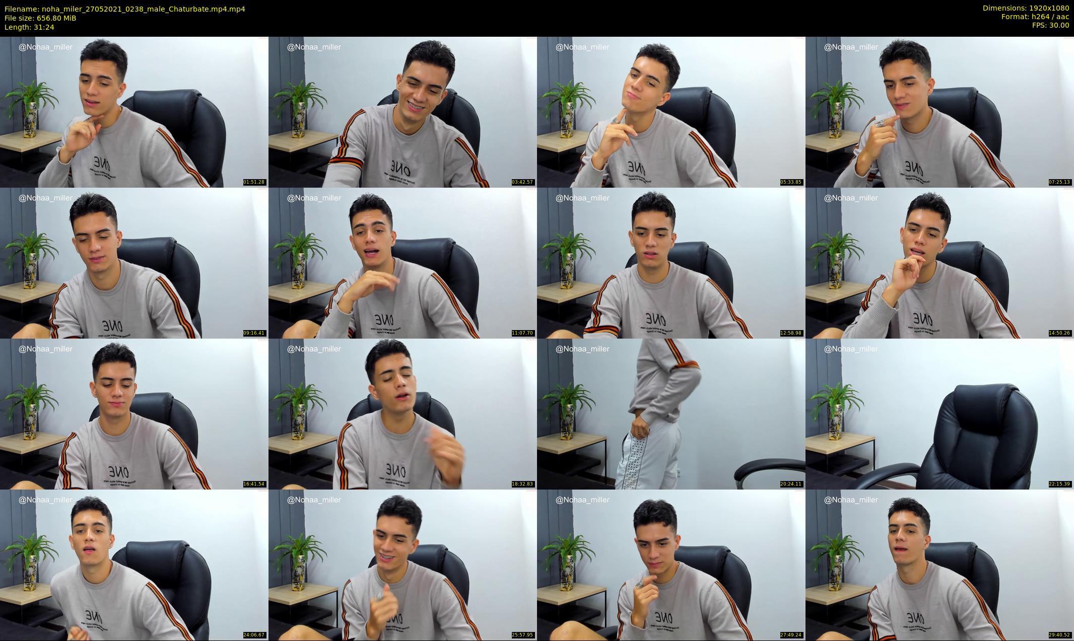 noha_miler — 32 minute Chaturbate male cam show recording, 1080p, May 27, 2021