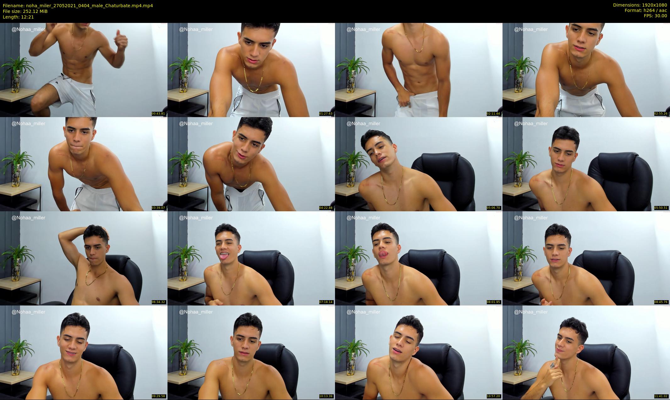 noha_miler — 13 minute Chaturbate male cam show recording, 1080p, May 27, 2021