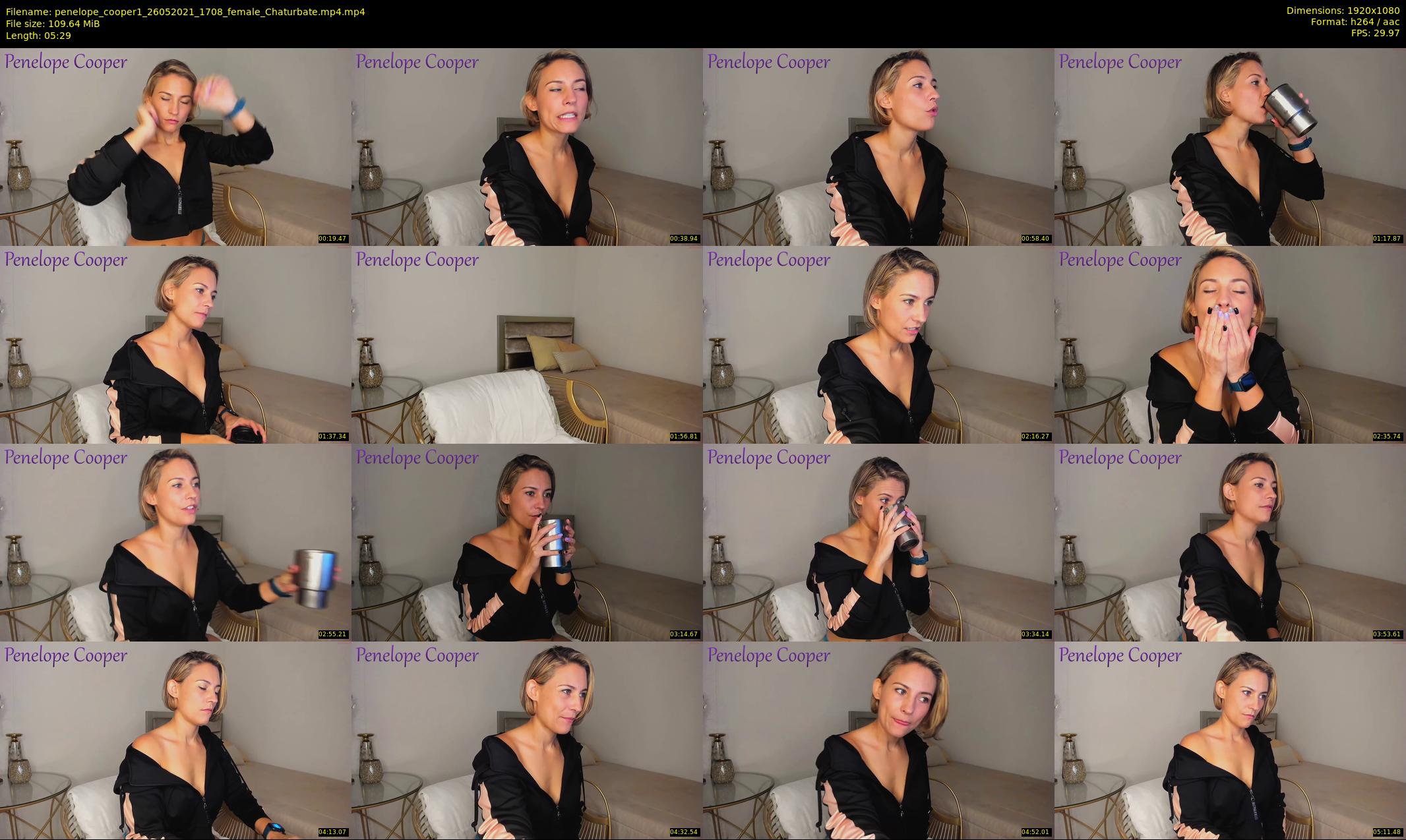 penelope_cooper1 — 6 minute Chaturbate female cam show recording, 1080p, May 26, 2021