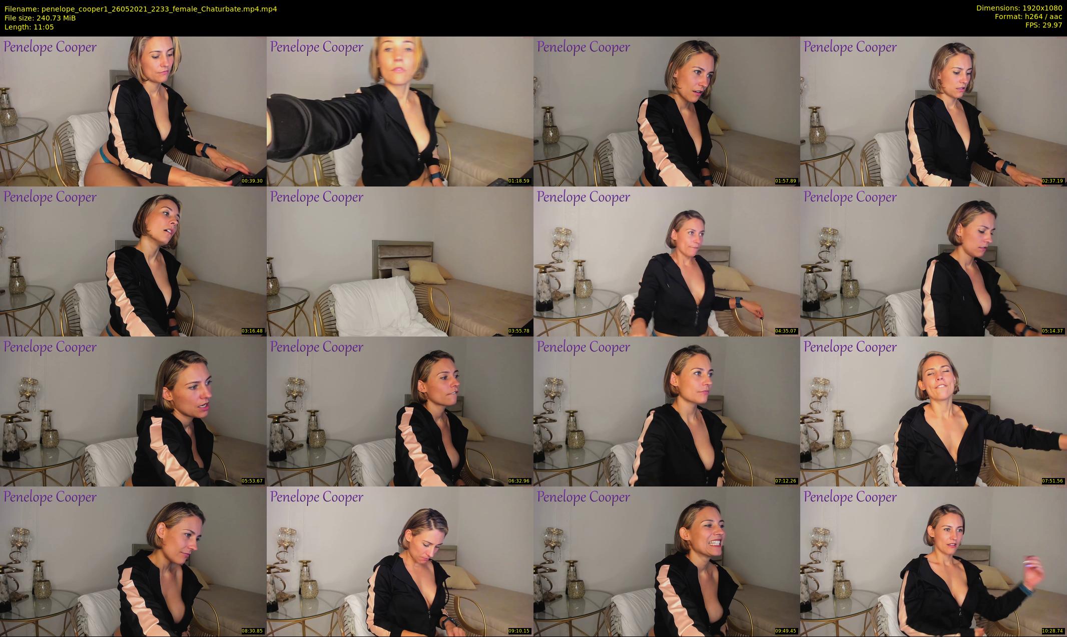 penelope_cooper1 — 12 minute Chaturbate female cam show recording, 1080p, May 26, 2021