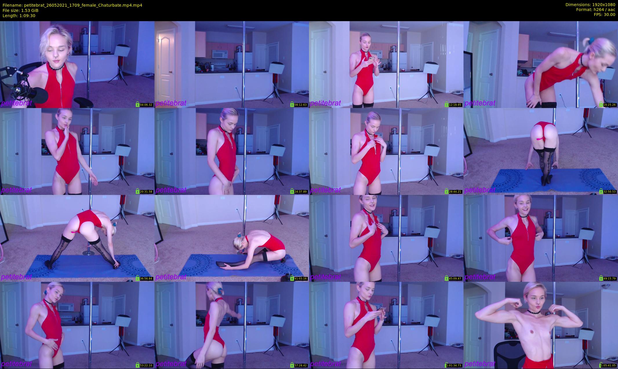 petitebrat — 70 minute Chaturbate female cam show recording, 1080p, May 26, 2021