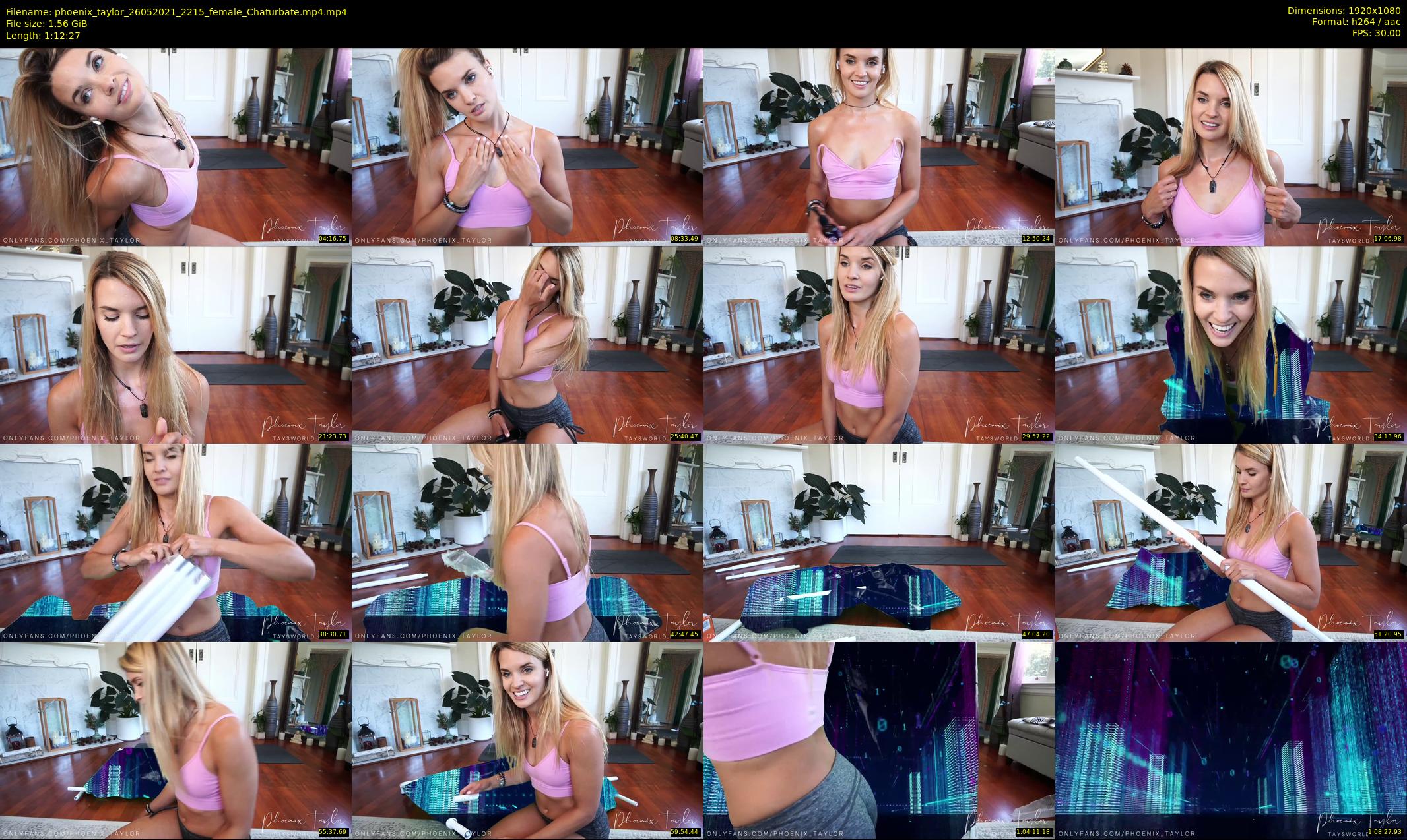 phoenix_taylor — 73 minute Chaturbate female cam show recording, 1080p, May 26, 2021