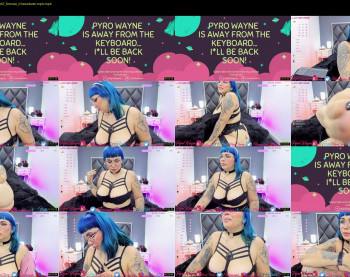 pyrowayne — 59 minute Chaturbate female cam show recording, 720p, May 27, 2021