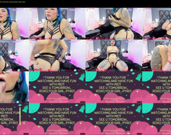 pyrowayne — 24 minute Chaturbate female cam show recording, 720p, May 27, 2021