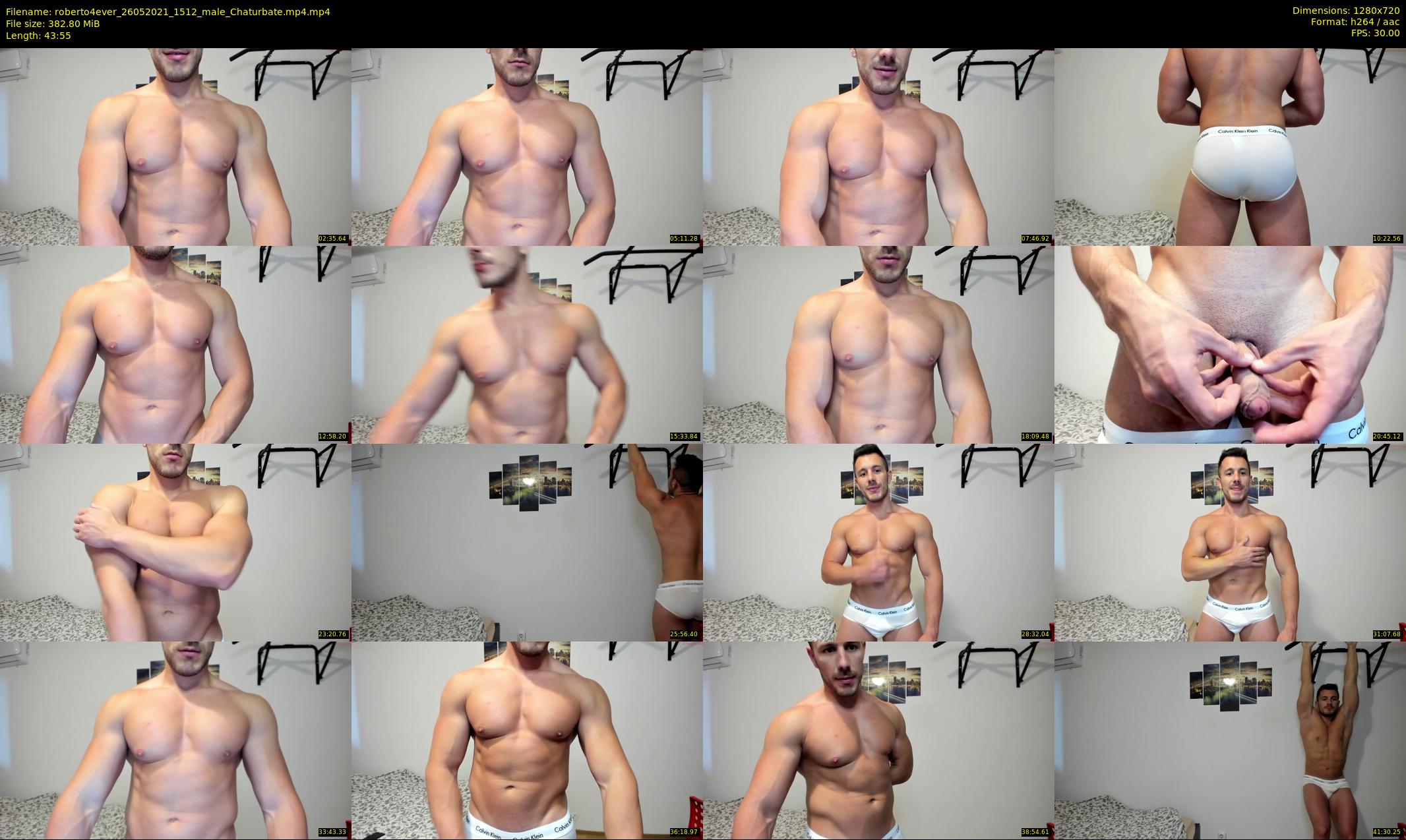 roberto4ever — 44 minute Chaturbate male cam show recording, 720p, May 26, 2021